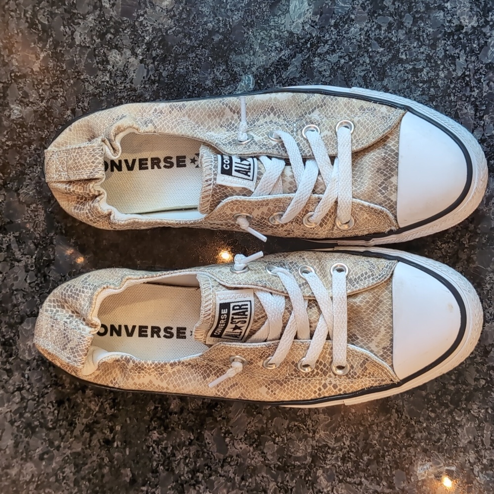 Converse Chuck Taylor All Star Shoreline Slip On Sneakers in Snakeskin